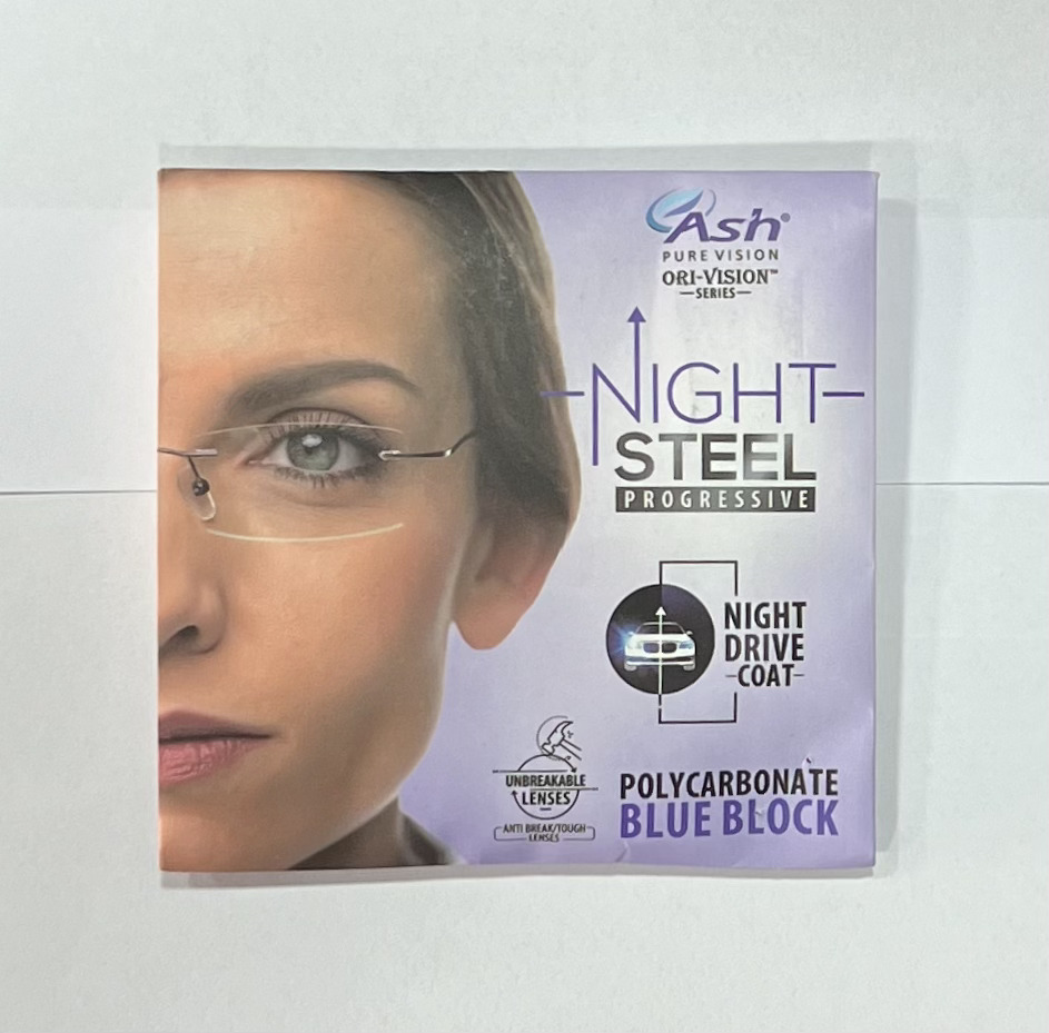 2. Night Steel Polycarbonate Progressive Bluecut Drive HMC